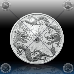 1oz "The Perth Mint" 1 Dollar 2019 (Dragon and Dragon) BU 1oz "The Perth Mint" 1 Dollar 2019 (Dragon and Dragon) BU